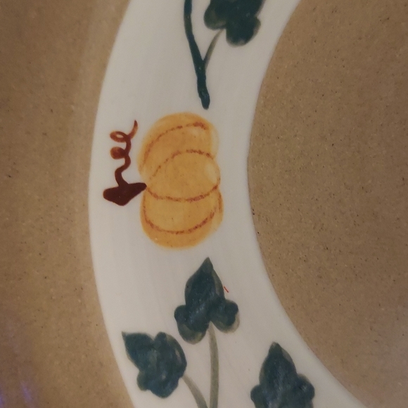 MILL CREEK STONEWARE | PUMPKIN PATTERN | PIE PLATE - Picture 5 of 5